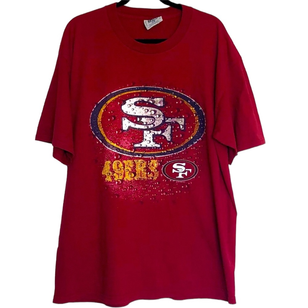 Lee Sport Vintage SF 49ERS Red Graphic T-Shirt Sz XL